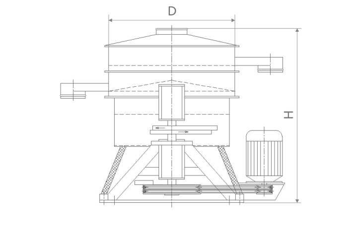 YBS搖擺篩安裝簡(jiǎn)圖 YBS搖擺篩安裝簡(jiǎn)圖-河南振江機(jī)械